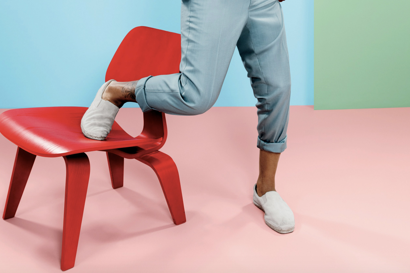 Pharrell Williams and an Eames chair in GQ | Eames Office