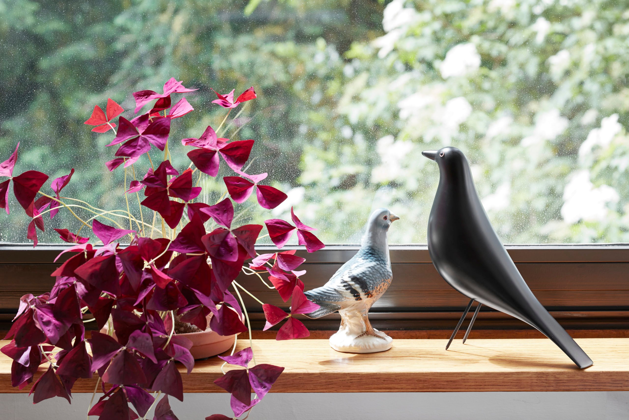Black Eames’s House Bird Home Decor Desk Ornament Resin Office Peace Dove Boil 