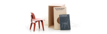 the vitra miniature dcw with its collectors box